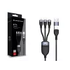 Kabel ładujący Conceptronic ETTA05B15 USB 3-w-1 PD 3.0 60W 1,5 m, 20 V 3 A, 480 Mb/s