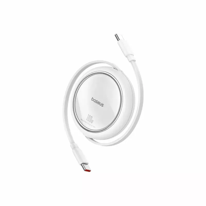 Kabel USB Baseus Free2Pull 1m USB C biały