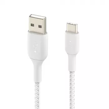 Kabel USB Belkin CAB002BT3MWH 3 m USB A USB C Biały