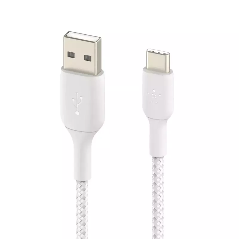 Kabel USB Belkin CAB002BT3MWH 3 m USB A USB C Biały