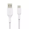 Kabel USB Belkin CAB002BT3MWH 3 m USB A USB C Biały