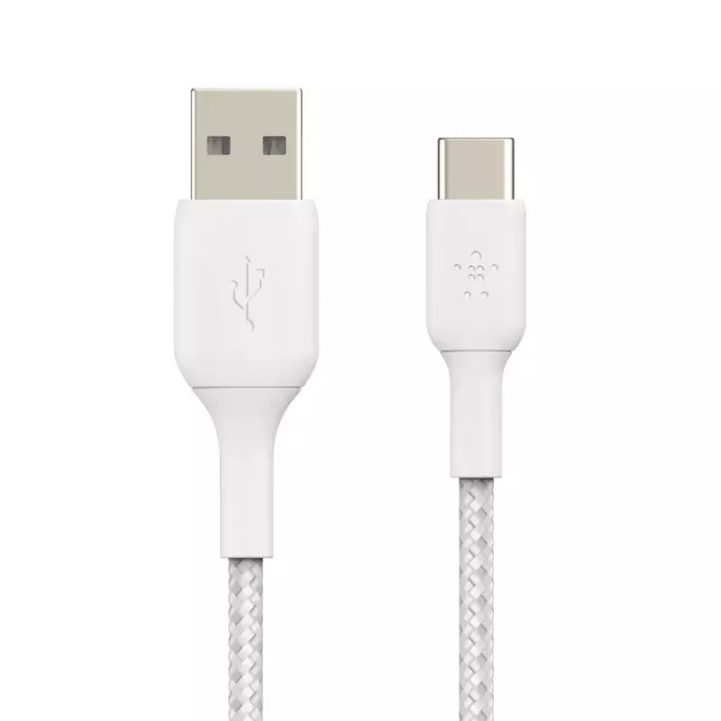 Kabel USB Belkin CAB002BT3MWH 3 m USB A USB C Biały