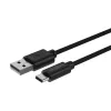 Kabel USB Ansmann 1700-0130 1m USB A USB C Czarny