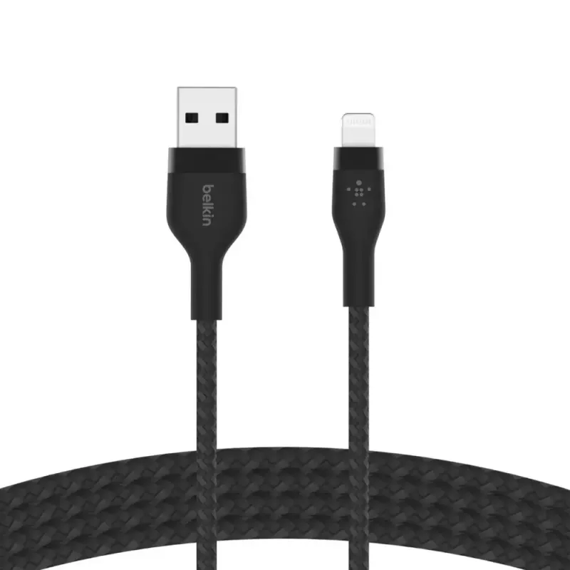 Kabel Lightning Belkin CAA010BT1MBK 1m Czarny USB A na USB C