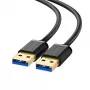 Kabel USB Ugreen 10370 USB 3.2 Gen 1 (3.1 Gen 1) 1 m USB A Czarny