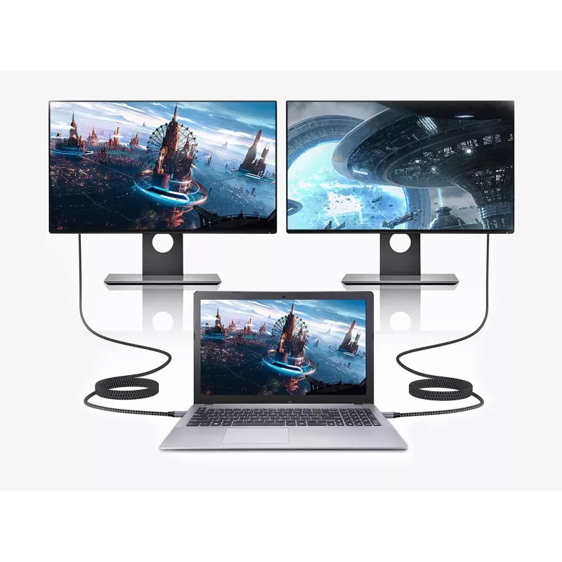 Kabel Conceptronic USB-C na HDMI, męski na męski, 4K 60Hz, 2 m, USB Type-C, HDMI, męski, męski, prosty