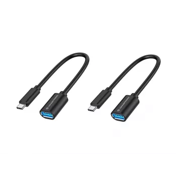 Conceptronic ABBY11B adapter OTG USB-C na USB-A, 2 szt., 20 cm