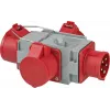 Adapter wtyczki zasilającej Brennenstuhl 1081640 400V 16A szaro-czerwony