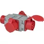 Adapter wtyczki zasilającej Brennenstuhl 1081640 400V 16A szaro-czerwony
