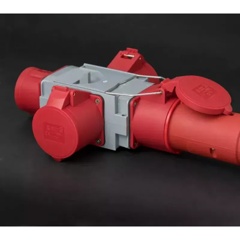 Adapter wtyczki zasilającej Brennenstuhl 1081670 400V 32A Szary Czerwony