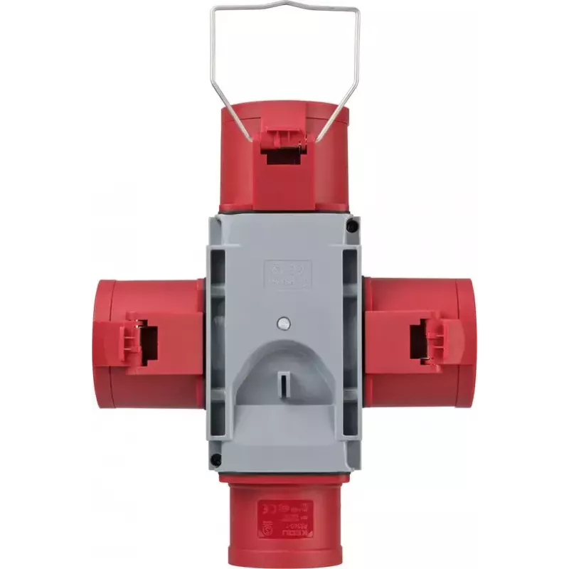 Adapter wtyczki zasilającej Brennenstuhl 1081670 400V 32A Szary Czerwony