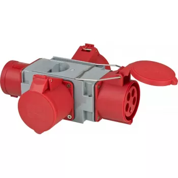 Adapter wtyczki zasilającej Brennenstuhl 1081670 400V 32A Szary Czerwony