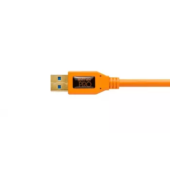 Kabel USB Tether Tools CU61RT15-ORG 4,6 m USB 3.2 Gen 1 Micro-USB B Pomarańczowy
