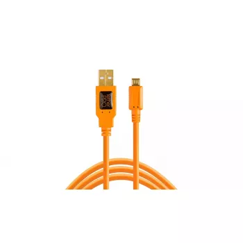 Kabel USB Tether Tools CU5430ORG 4,6m USB A Micro-USB B pomarańczowy