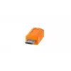 Kabel USB Tether Tools CUC2515-ORG 4,6m USB C Micro-USB B Pomarańczowy