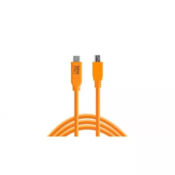 Kabel USB Tether Tools CUC2515-ORG 4,6m USB C Micro-USB B Pomarańczowy