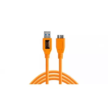 Kabel USB Tether Tools CU5454 4,6 m USB 3.2 Gen 1 Micro-USB B Pomarańczowy