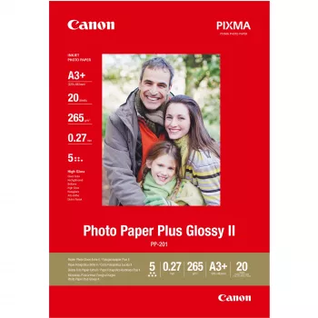 Canon PP-201 Glossy II Photo Paper Plus A3 Plus - 20 arkuszy, 260 g/m², A3