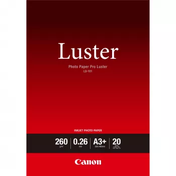 Papier fotograficzny, Canon, LU-101 Luster Photo Paper Pro A3 Plus - 20 arkuszy