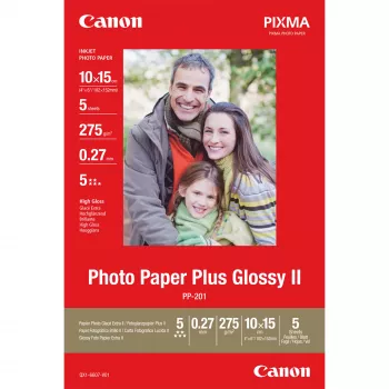 Canon PP-201 Glossy II Photo Paper Plus 10x15cm - 5 arkuszy
