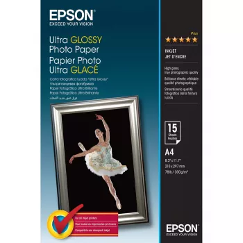 Epson Ultra Glossy Photo Paper - A4 - 15 arkuszy