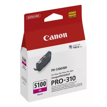 Canon PFI-5100 M wkład atramentowy 1 szt. Oryginalny magenta