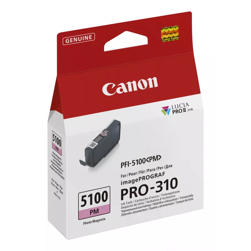 Tusz Canon PFI-5100 PM 1 szt. Oryginalny Photo magenta