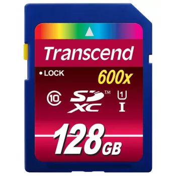 Pamięć Flash Transcend 128 GB SDXC UHS-I 600x TS128GSDXC10U1