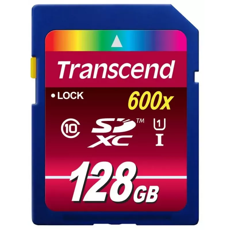 Pamięć Flash Transcend 128 GB SDXC UHS-I 600x TS128GSDXC10U1