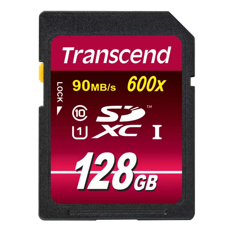Pamięć Flash Transcend 128 GB SDXC UHS-I 600x TS128GSDXC10U1