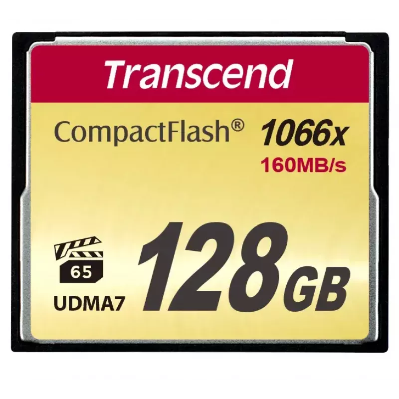 CompactFlash Transcend 128 GB MLC 160 MB/s TS128GCF1000