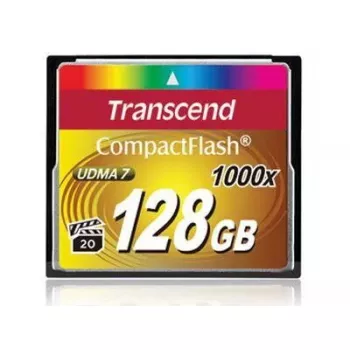 CompactFlash Transcend 128 GB MLC 160 MB/s TS128GCF1000