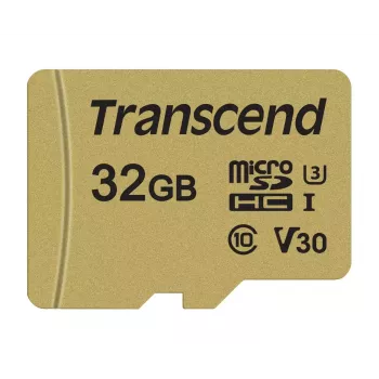 Pamięć Flash Transcend 32GB MicroSDHC UHS-I 500S