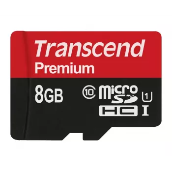 Pamięć Flash Transcend 8 GB MicroSDHC Klasa 10 UHS-I TS8GUSDCU1