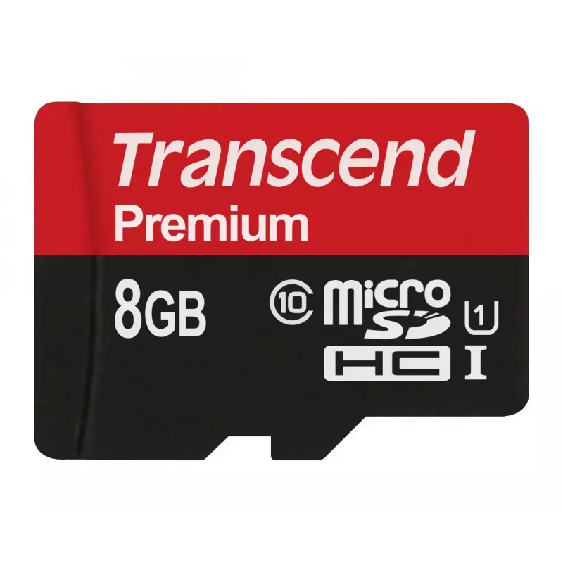 Pamięć Flash Transcend 8 GB MicroSDHC Klasa 10 UHS-I TS8GUSDCU1