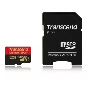MicroSDHC Transcend 32 GB UHS-I 600x Klasa 10 TS32GUSDHC10U1
