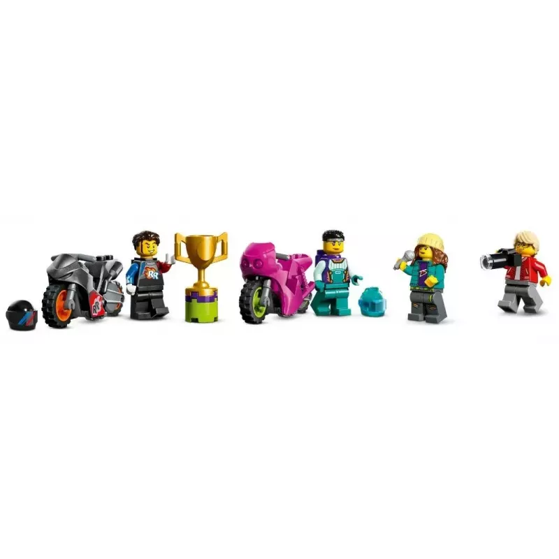 LEGO set LEGO City Stuntz 60361 Ultimate Stunt Riders Challenge — zestaw motocykli kaskaderskich