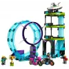 LEGO set LEGO City Stuntz 60361 Ultimate Stunt Riders Challenge — zestaw motocykli kaskaderskich