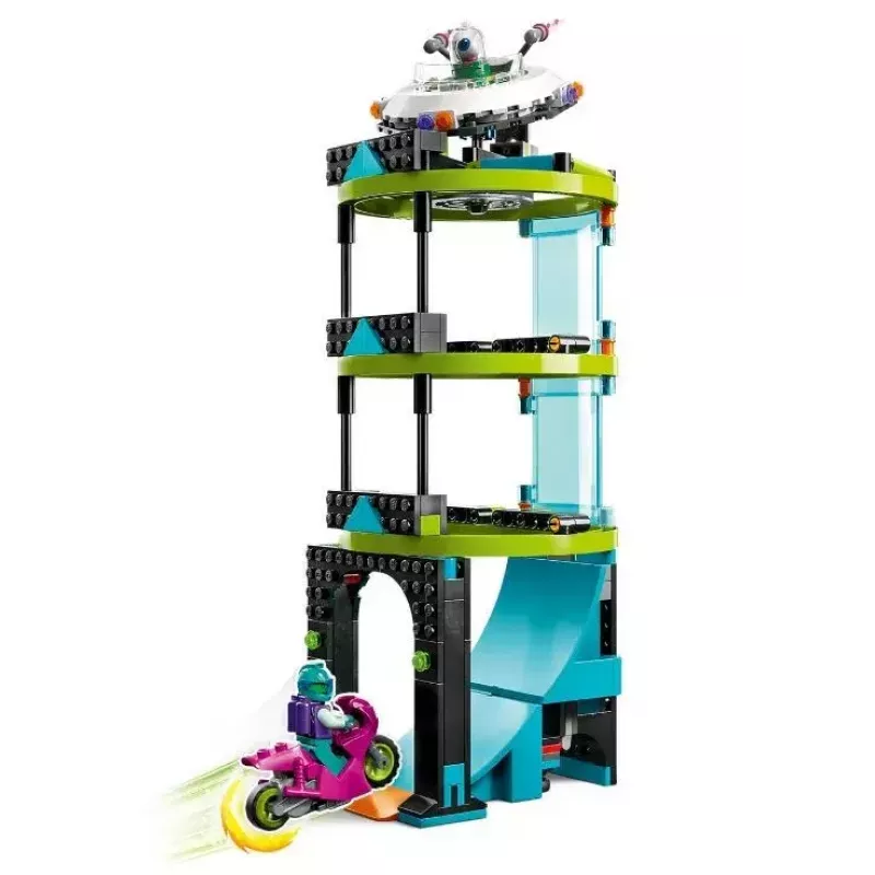 LEGO set LEGO City Stuntz 60361 Ultimate Stunt Riders Challenge — zestaw motocykli kaskaderskich