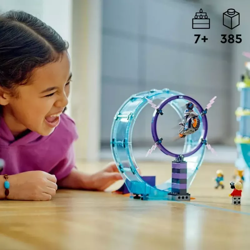 LEGO set LEGO City Stuntz 60361 Ultimate Stunt Riders Challenge — zestaw motocykli kaskaderskich