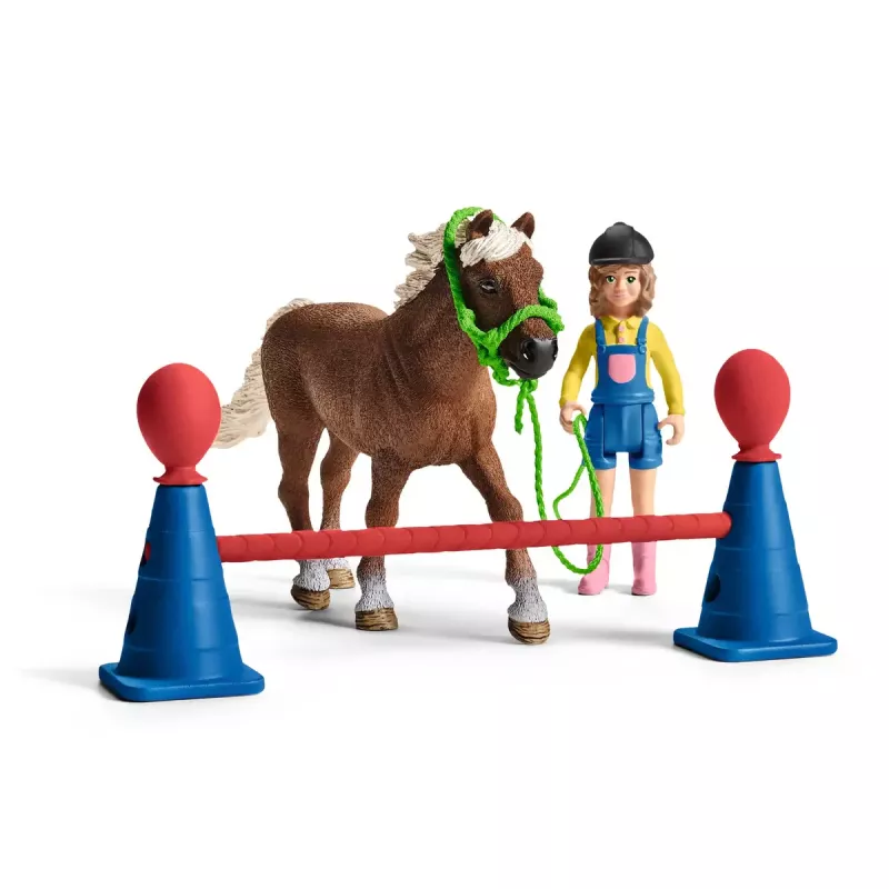 Zestaw do treningu agility dla kucyków Schleich 42481 Wielokolorowy Plastik 3-8 lat
