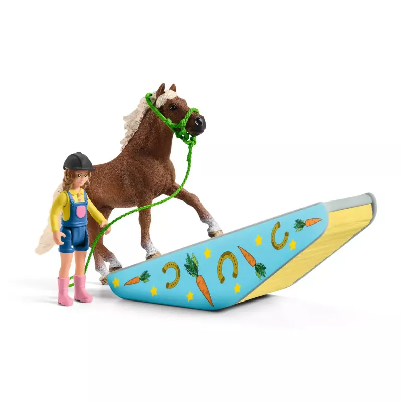 Zestaw do treningu agility dla kucyków Schleich 42481 Wielokolorowy Plastik 3-8 lat