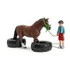 Wyścig zwinności kucyka Schleich FARM WORLD 42482