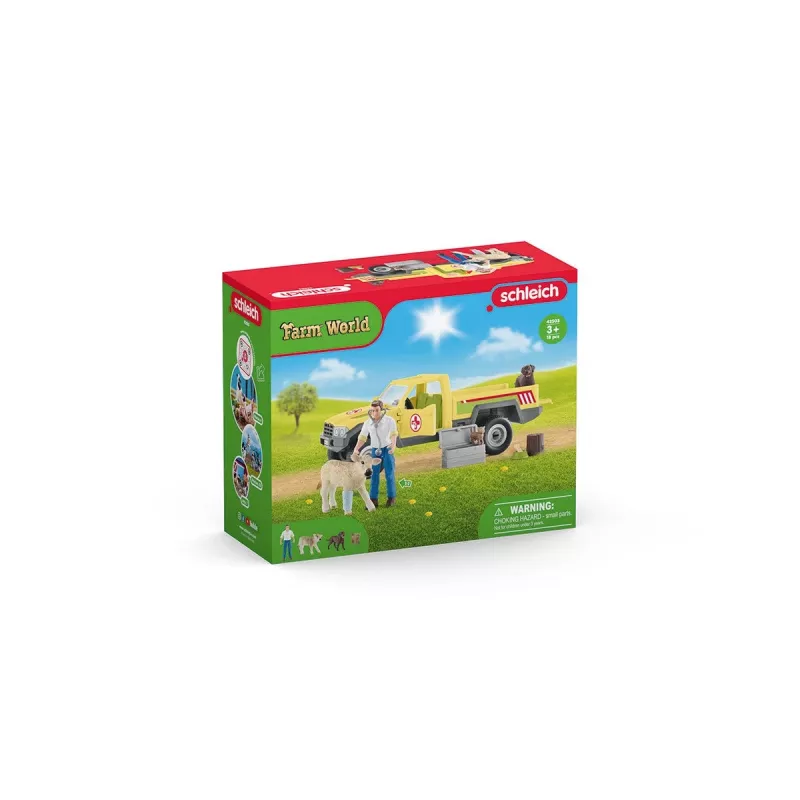Wizyta weterynarza na farmie Schleich FARM WORLD 42503