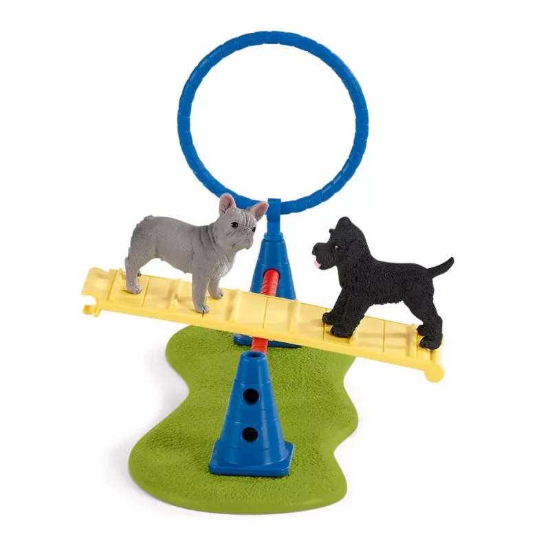 schleich Farm Life Trening agility szczeniąt, Farm World, 3 lat(a), Wielokolorowy