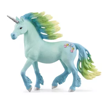 schleich BAYALA Figurka jednorożca Marshmallow Unicorn Stallion, 5 lat, Jednorożec / Pegaz, Jednorożce i Wróżki, Wielokolorowy, Plastik