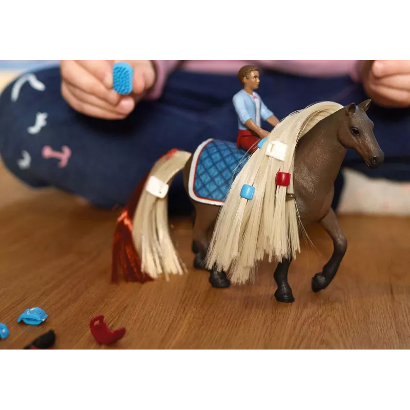 schleich HORSE CLUB Sofia's Beauties Zestaw Startowy Leo i Rocky Wielokolorowy