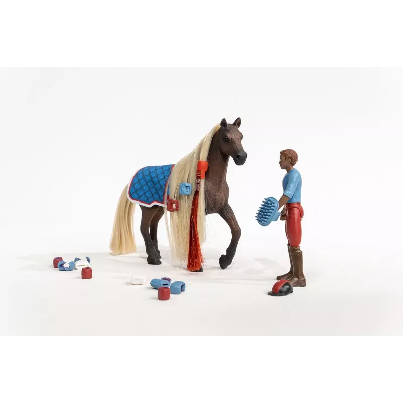 schleich HORSE CLUB Sofia's Beauties Zestaw Startowy Leo i Rocky Wielokolorowy