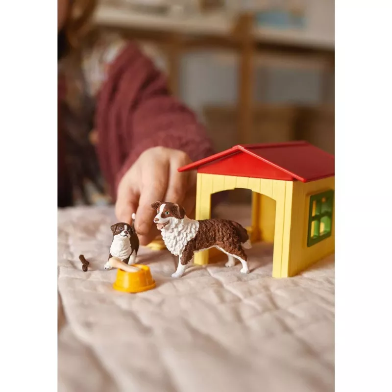 Domek dla psa Schleich FARM WORLD 42573 Wielokolorowy Zalecany wiek 3+