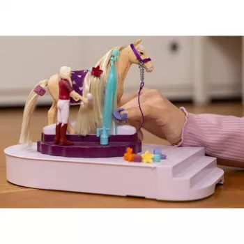 schleich HORSE CLUB Sofia’s Beauties Stacja pielęgnacji koni, Wyczesywana sierść, Konie, 3 lat(a), Wielokolorowy